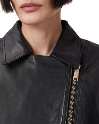Vela Leather Biker Jacket