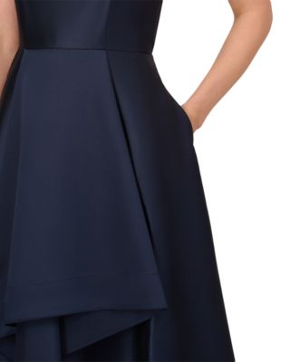 Mikado High Low Gown