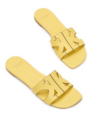 【Kate Spade】ダブル K スライド サンダル kate spade new york Double K Leather Footbed Slide Sandals