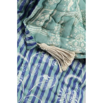 Jade Handcrafted Cotton Quilt, King