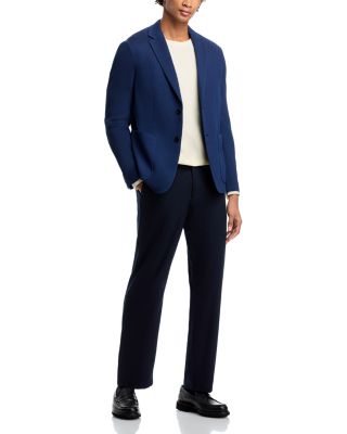 Clinton Slim Fit Unstructured Sport Coat in Grid Suiting