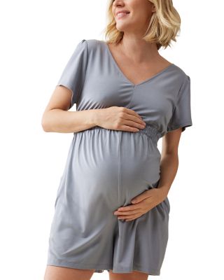 Knit Maternity Romper