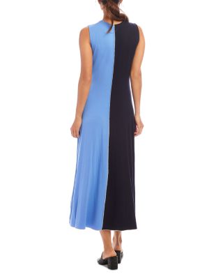 Color Blocked Midi Dress