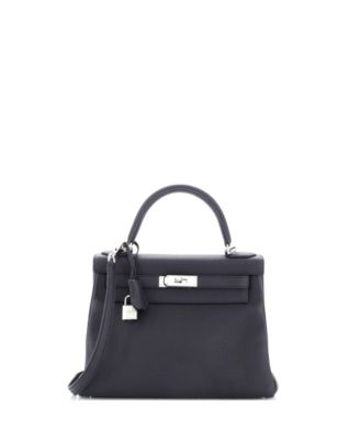 Pre-Owned HERMÈS - Kelly 28 Handbag Togo with Palladium Hardware
