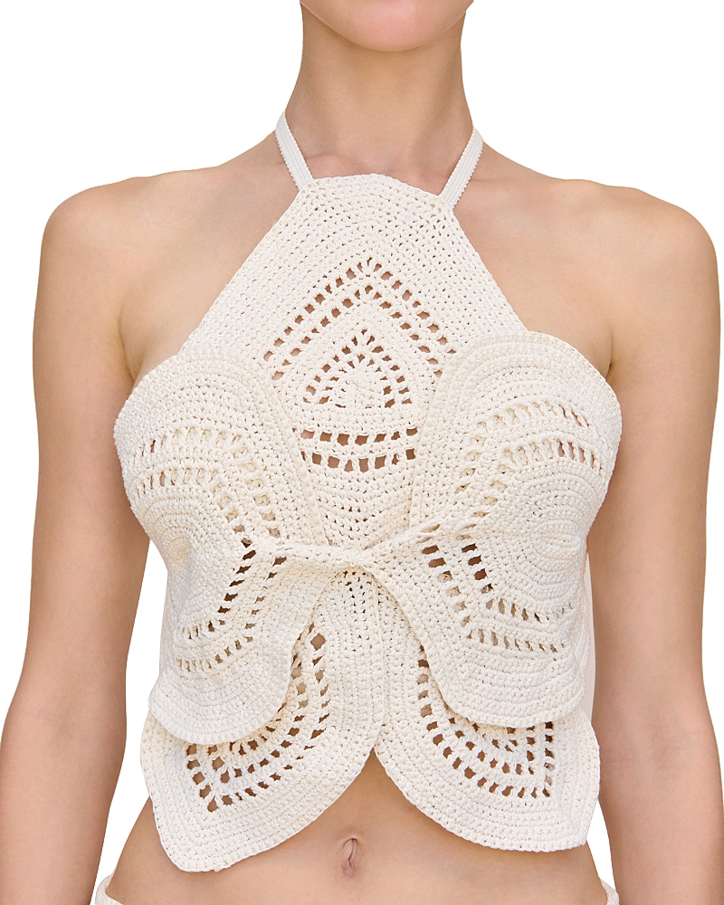 Shop Cult Gaia Emelia Knit Top In Off White