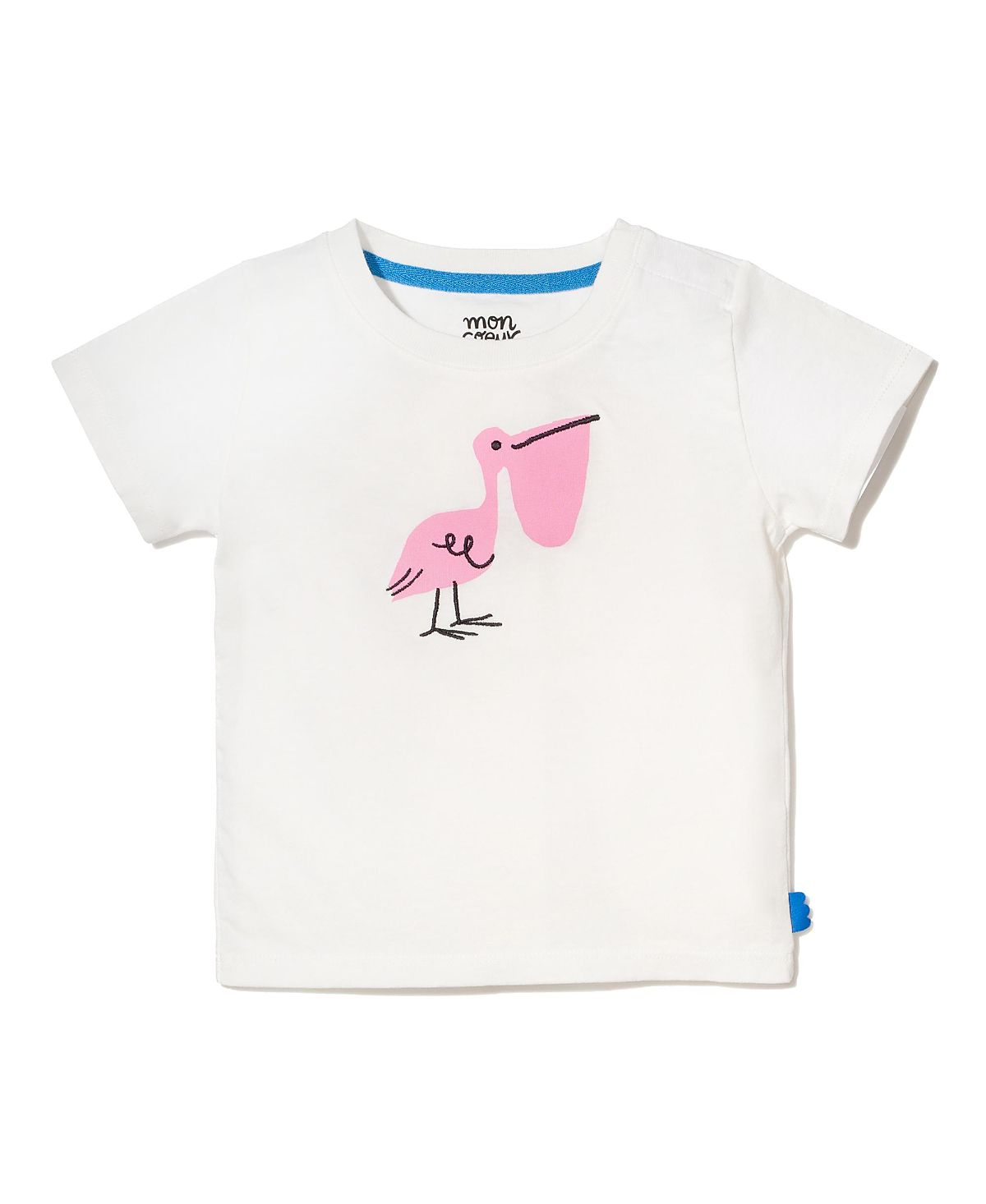 Mon Coeur Unisex Recycled Cotton Pelican T-Shirt - Baby