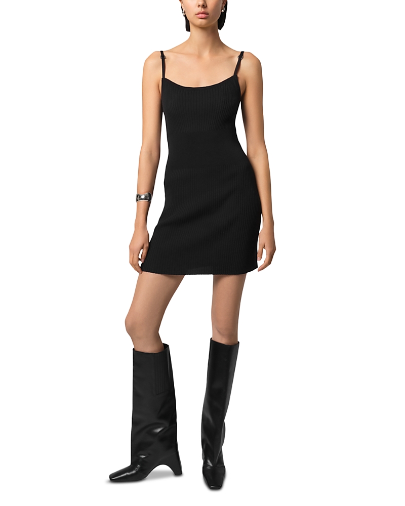 Apparis Carter Mini Dress In Noir