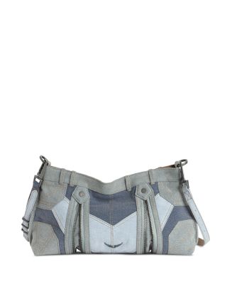 Sunny Moody Denim Patchwork Crossbody