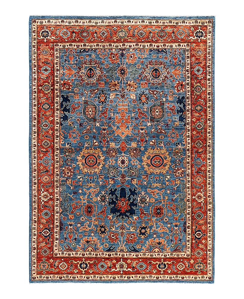 Bloomingdale's Serapi M1945 Area Rug, 6'3 X 8'11 In Light/blue