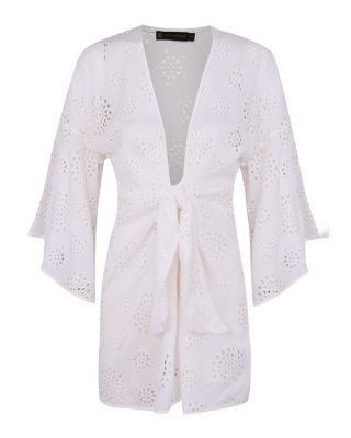 Perola Eyelet Swim Cover-Up