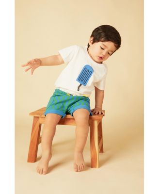 Unisex Recycled Cotton Checkered Short - Baby