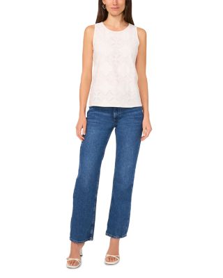 Eyelet Embroidered Top