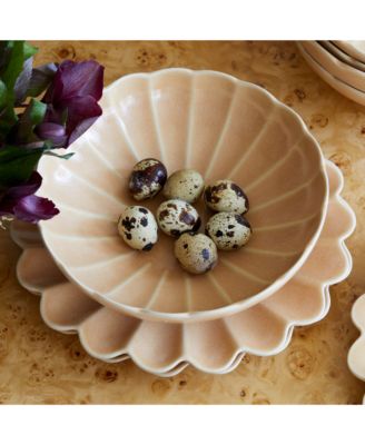 Dhalia Stoneware Pasta Bowl, Set of 4