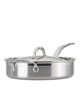 Hestan - ProBond&reg; Forged 3.5-Quart Professional Clad Stainless Steel Saut&eacute; Pan with Lid