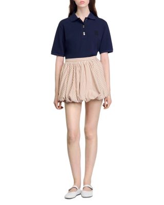 Striped Bubble Skirt