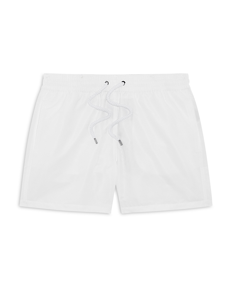 Frescobol Carioca Rio Drawstring 4.5 Swim Shorts In White