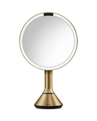 8" Sensor Makeup Mirror, 5x Magnification & Adjustable Brightness