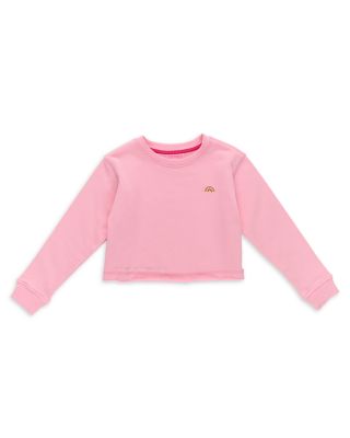 Girls' Long Sleeve Raw Hem Cropped Tee - Little Kid, Big Kid