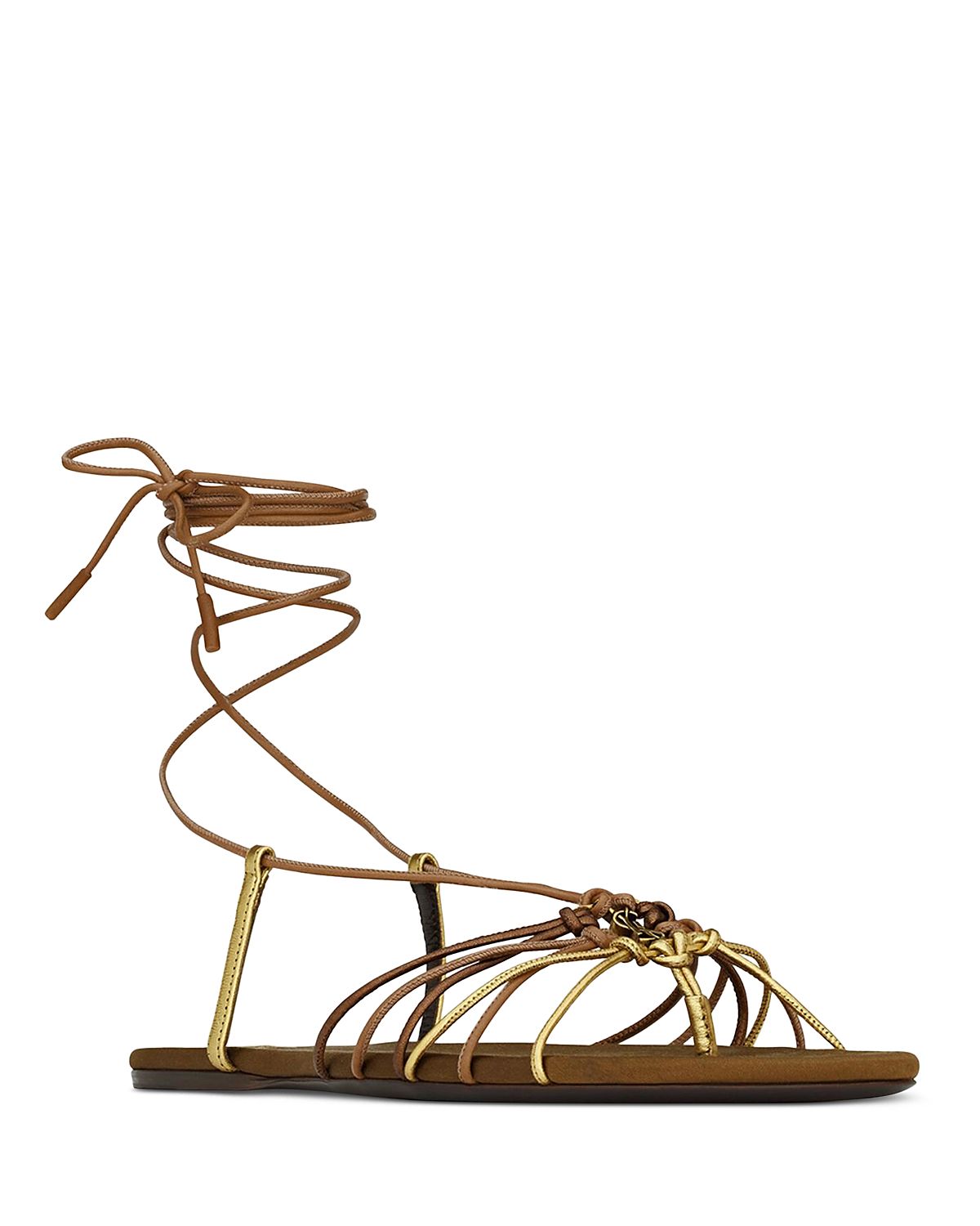 Saint Laurent Women's Babylone Logo-Embellished Sandals