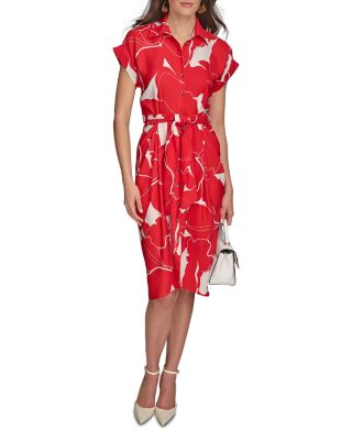 Donna Karan - Crepe Shirt Dress