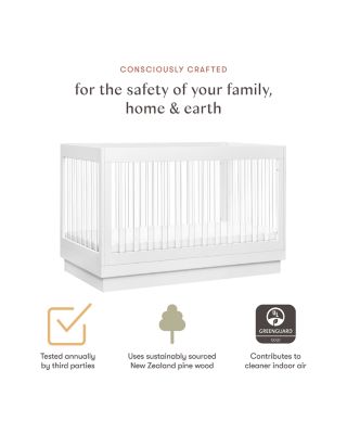 Harlow Acrylic 3-in-1 Convertible Crib