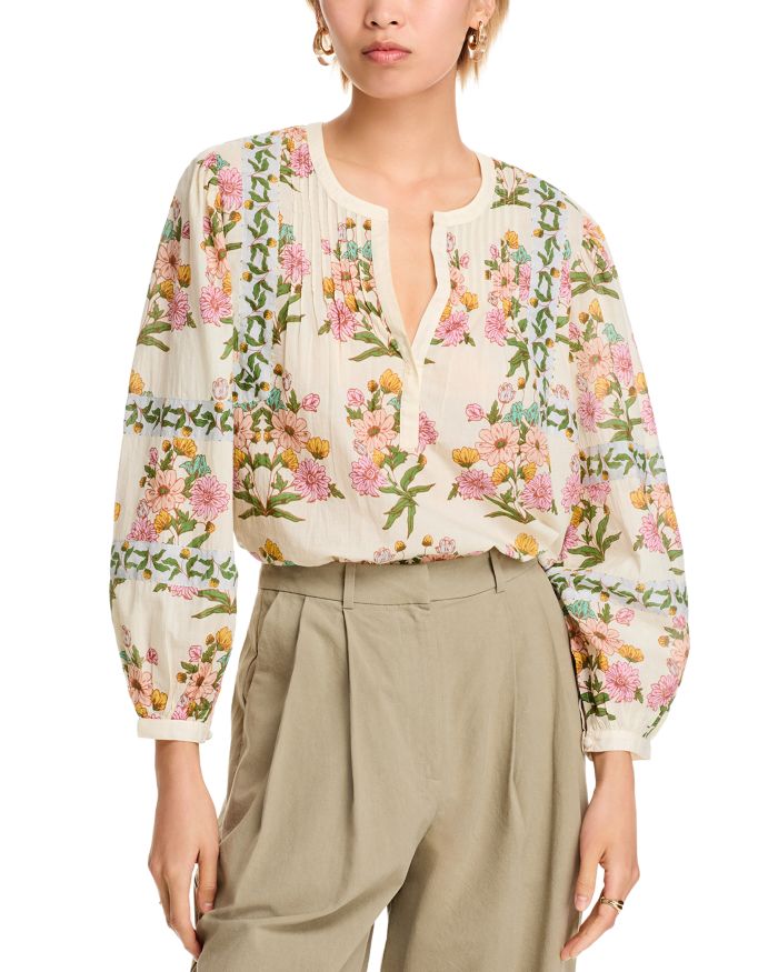 Floral Popover Top - Exclusive