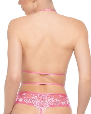 Plunging Stretch Lace Teddy