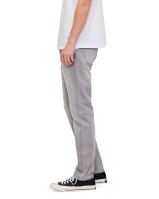 Russell Slim Straight Fit Jeans in Light Smoke Gray