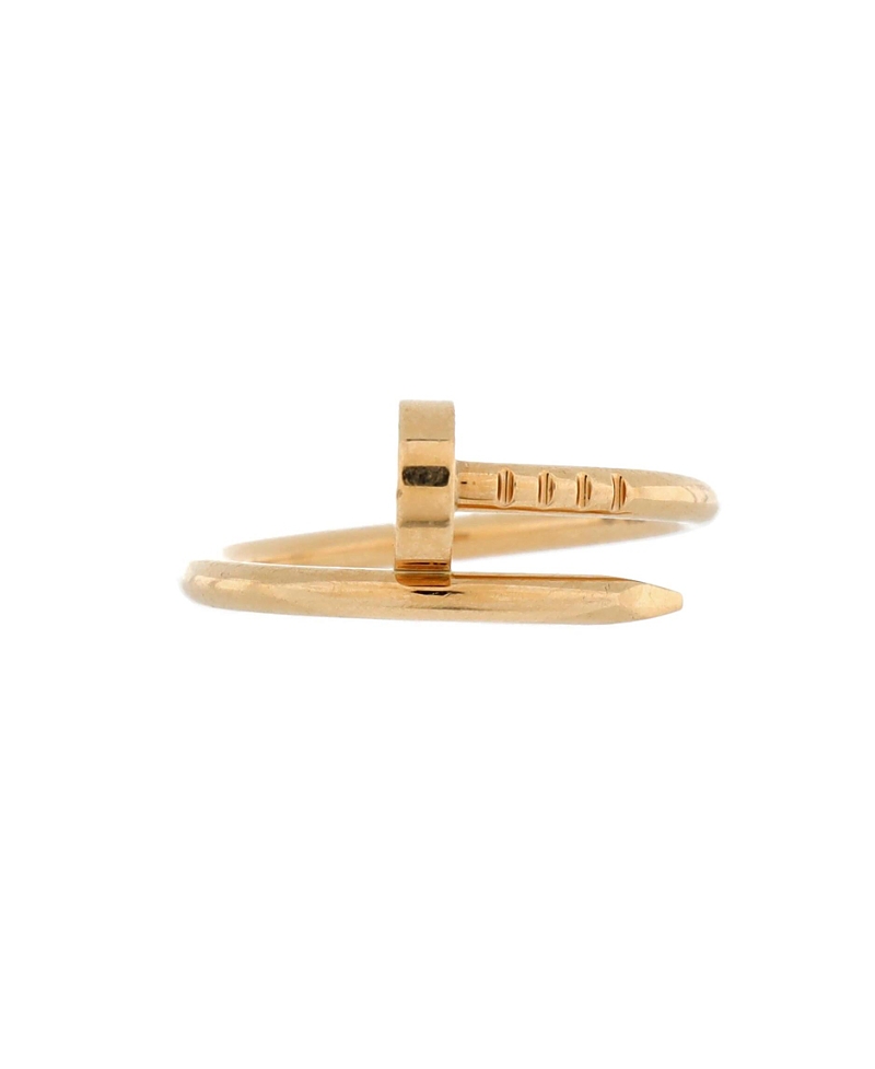 Pre-owned Pre-owned Cartier Cartier Small Juste Un Clou Ring 18k Gold