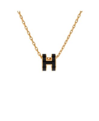 Pre-Owned HERMÈS - Pop H Pendant Chain Necklace Metal and Enamel
