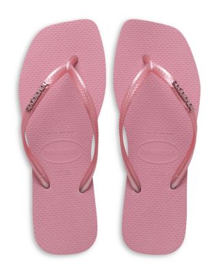 Women's Slim Square Flip Flop Sandals