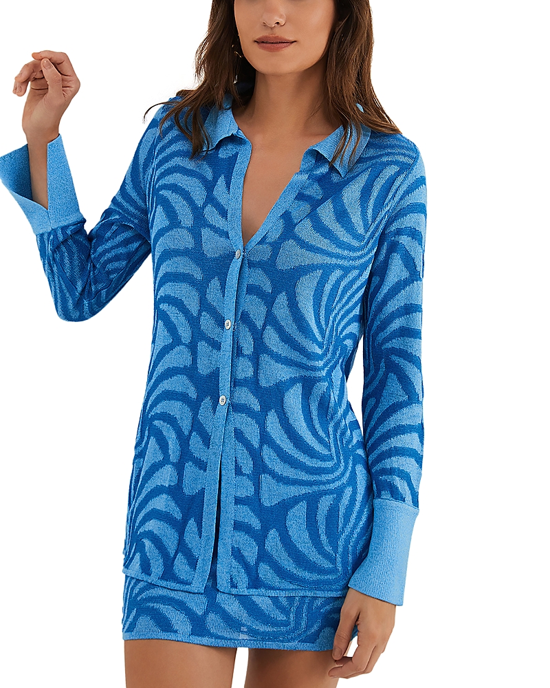 Vix Lara Knit Cover Up Shirt