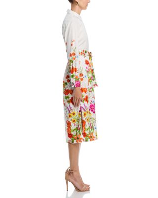 Juliana Sky Jardin Shirt Dress