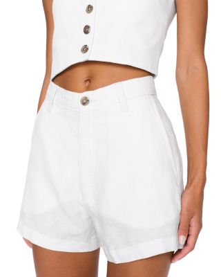 Linen Taylor A Line Shorts