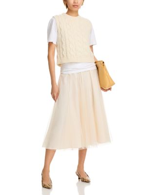 Tulle Midi Skirt - Exclusive