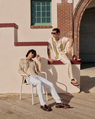 John Varvatos Odin Linen Sweater Polo | Bloomingdale's