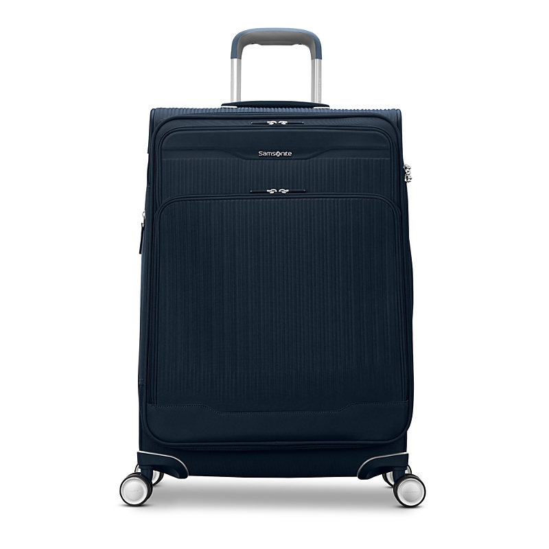Samsonite Silhouette 18 Softside Medium Spinner Suitcase In Deep Navy