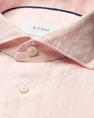 Slim Fit Solid Linen Shirt