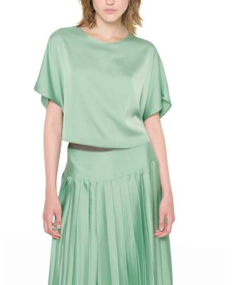 Matcha Pleated Skirt