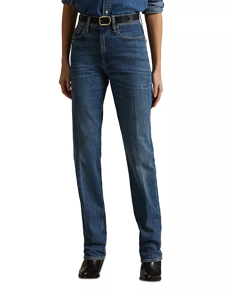 Polo Ralph Lauren High Rise Straight Jeans