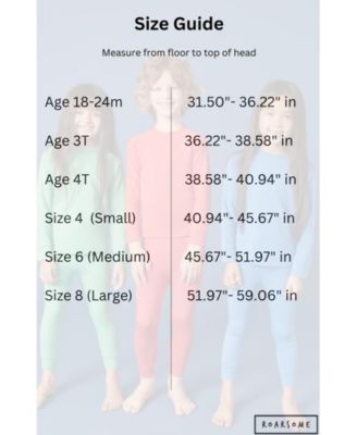  Unisex Long Sleeve Base Layer Set - Baby, Little Kid, Big Kid