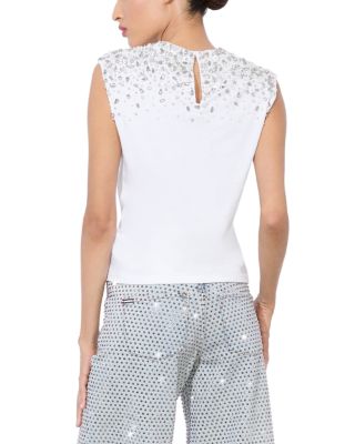 Micah Embellished Muscle Tee