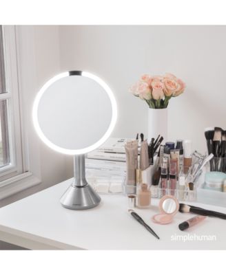 8" Sensor Makeup Mirror, 5x Magnification & Adjustable Brightness