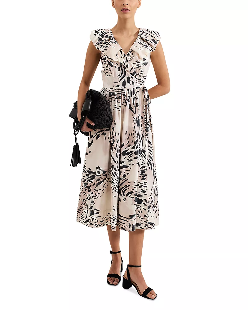 Phase Eight Trix Leopard Wrap Dress