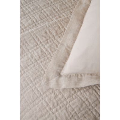 Owen Linen/Cotton Quilted Oversized Euro Sham