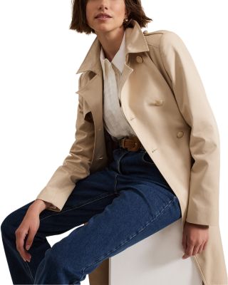 Cheryl Fitted Trench Button Up Jacket