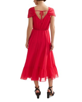 【Phase Eight】Jen Textured Midi Dress, Mid Pink Phase Eight Jen Midi Dress | Bloomingdale's