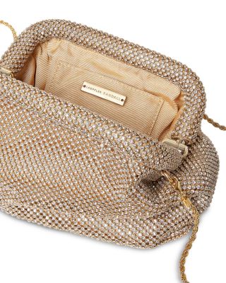 Doreen Gold Tone Diamant&eacute; Frame Pouch