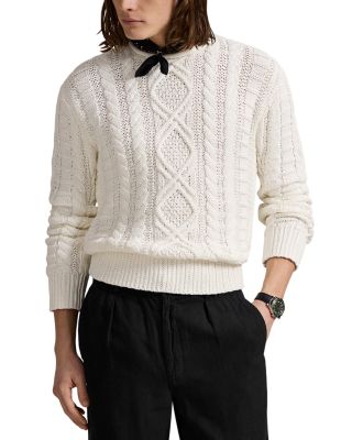 Polo Ralph Lauren - Aran Knit Cotton Rollneck Sweater