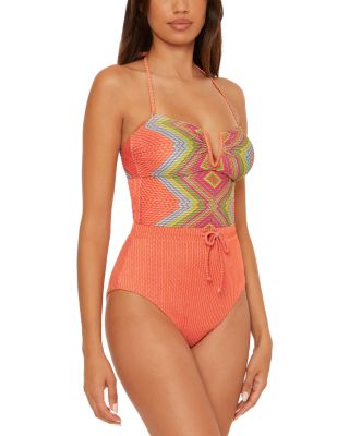 ワンピース Sun BECCA® by Rebecca Virtue Summer Sunrise One Piece Swimsuit